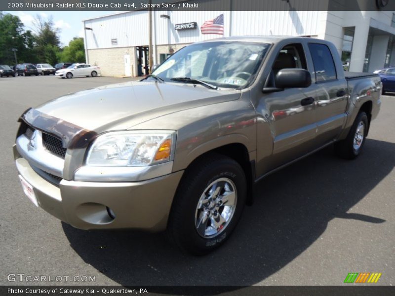 Sahara Sand / Khaki 2006 Mitsubishi Raider XLS Double Cab 4x4