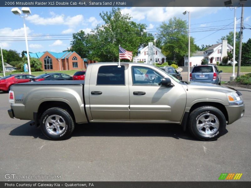Sahara Sand / Khaki 2006 Mitsubishi Raider XLS Double Cab 4x4
