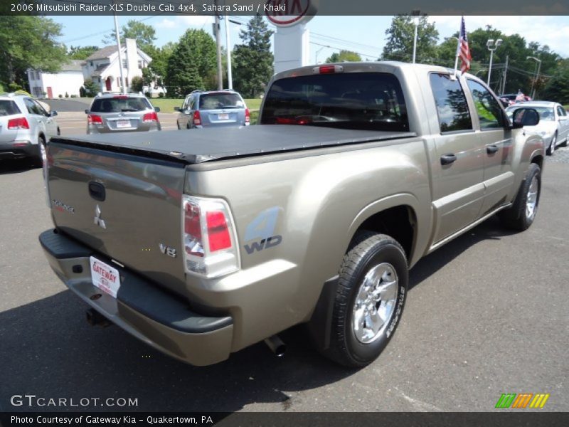 Sahara Sand / Khaki 2006 Mitsubishi Raider XLS Double Cab 4x4