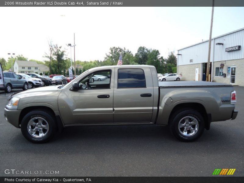 Sahara Sand / Khaki 2006 Mitsubishi Raider XLS Double Cab 4x4