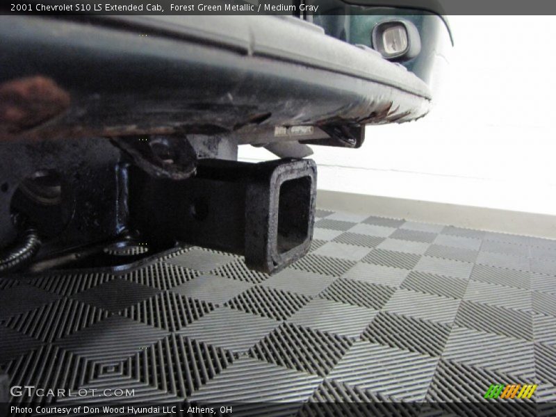 Forest Green Metallic / Medium Gray 2001 Chevrolet S10 LS Extended Cab