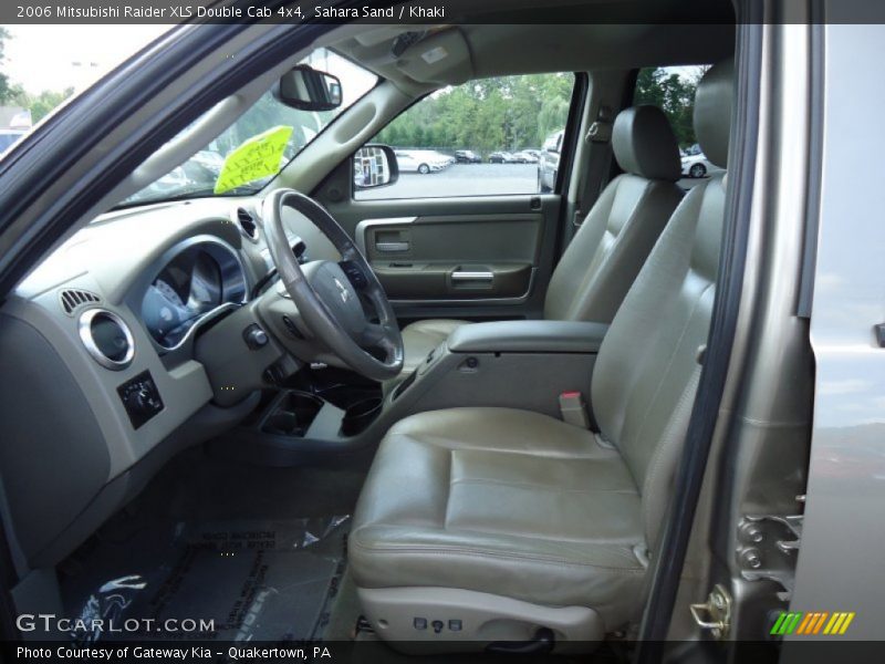 Sahara Sand / Khaki 2006 Mitsubishi Raider XLS Double Cab 4x4