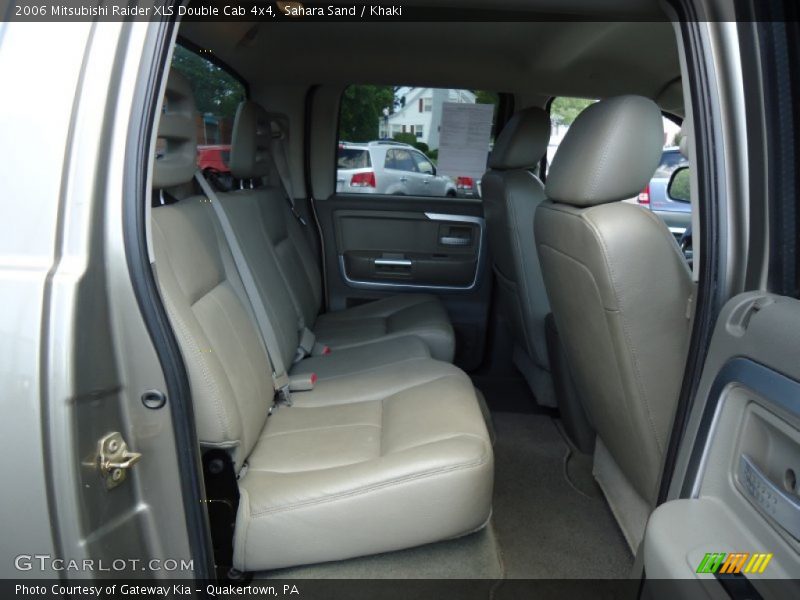 Sahara Sand / Khaki 2006 Mitsubishi Raider XLS Double Cab 4x4