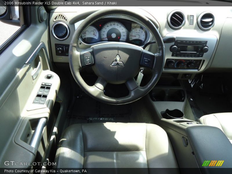 Sahara Sand / Khaki 2006 Mitsubishi Raider XLS Double Cab 4x4