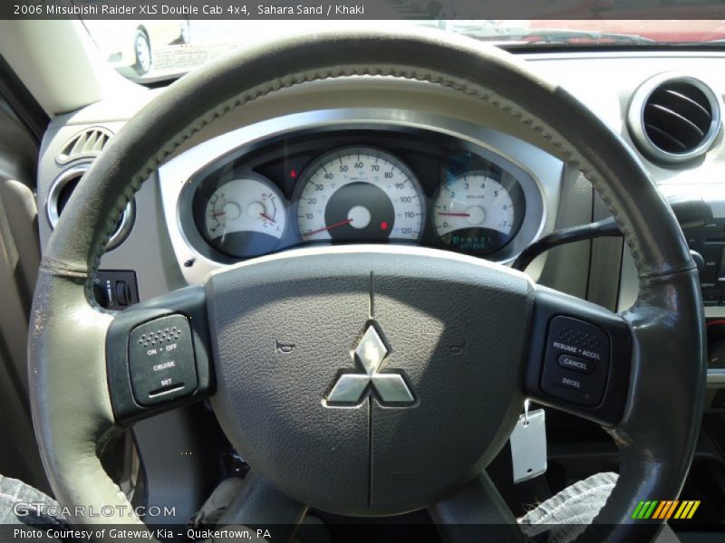 Sahara Sand / Khaki 2006 Mitsubishi Raider XLS Double Cab 4x4
