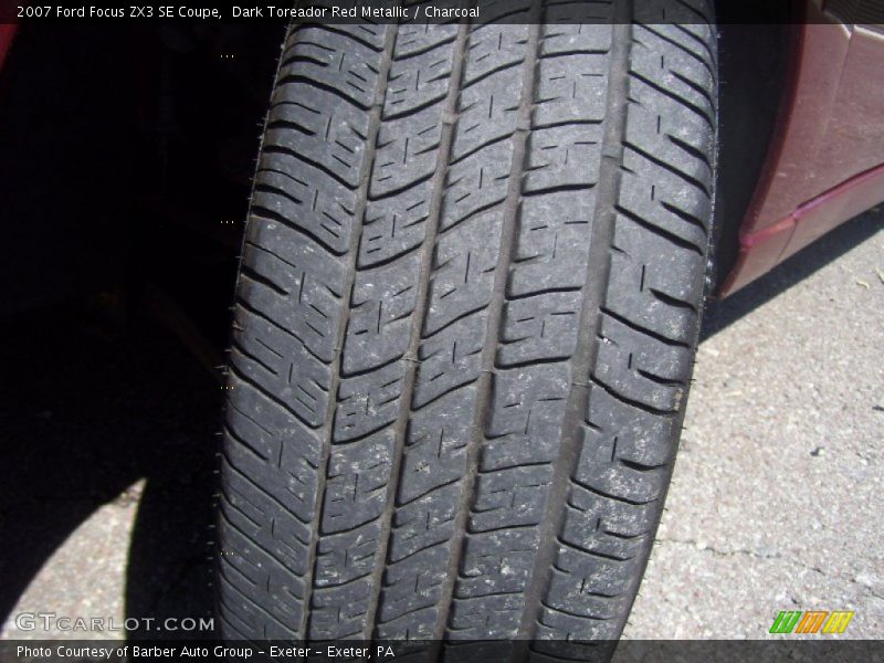 Dark Toreador Red Metallic / Charcoal 2007 Ford Focus ZX3 SE Coupe