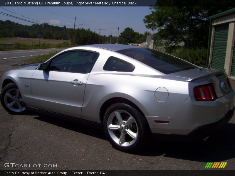 Ingot Silver Metallic / Charcoal Black 2011 Ford Mustang GT Premium Coupe