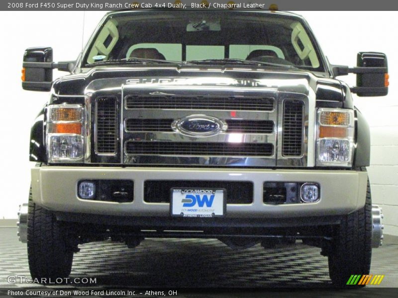 Black / Chaparral Leather 2008 Ford F450 Super Duty King Ranch Crew Cab 4x4 Dually