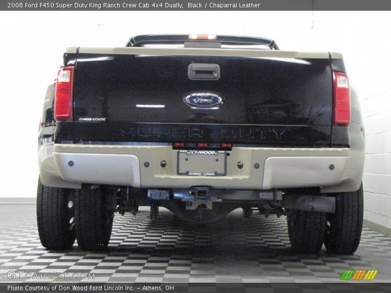 Black / Chaparral Leather 2008 Ford F450 Super Duty King Ranch Crew Cab 4x4 Dually