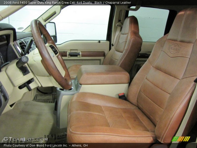 Front Seat of 2008 F450 Super Duty King Ranch Crew Cab 4x4 Dually