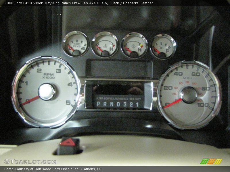  2008 F450 Super Duty King Ranch Crew Cab 4x4 Dually King Ranch Crew Cab 4x4 Dually Gauges