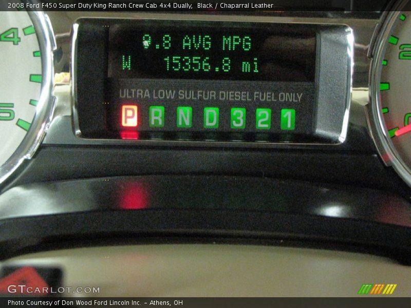 Black / Chaparral Leather 2008 Ford F450 Super Duty King Ranch Crew Cab 4x4 Dually