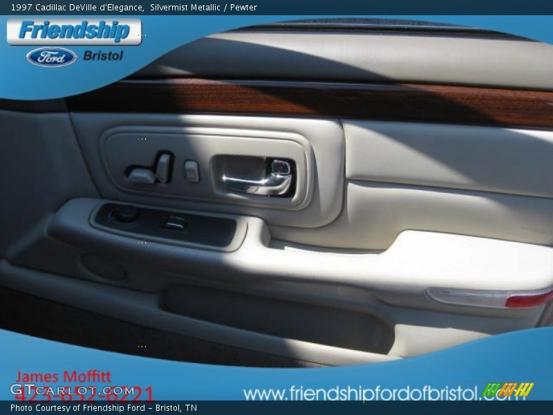 Silvermist Metallic / Pewter 1997 Cadillac DeVille d'Elegance