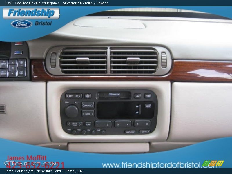 Silvermist Metallic / Pewter 1997 Cadillac DeVille d'Elegance