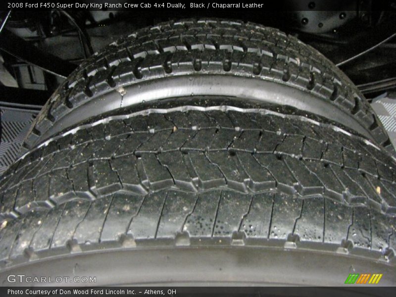 Black / Chaparral Leather 2008 Ford F450 Super Duty King Ranch Crew Cab 4x4 Dually