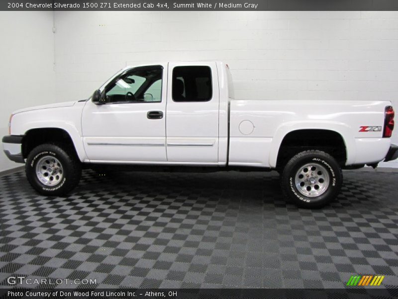Summit White / Medium Gray 2004 Chevrolet Silverado 1500 Z71 Extended Cab 4x4