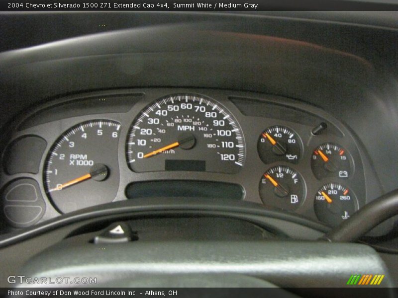  2004 Silverado 1500 Z71 Extended Cab 4x4 Z71 Extended Cab 4x4 Gauges