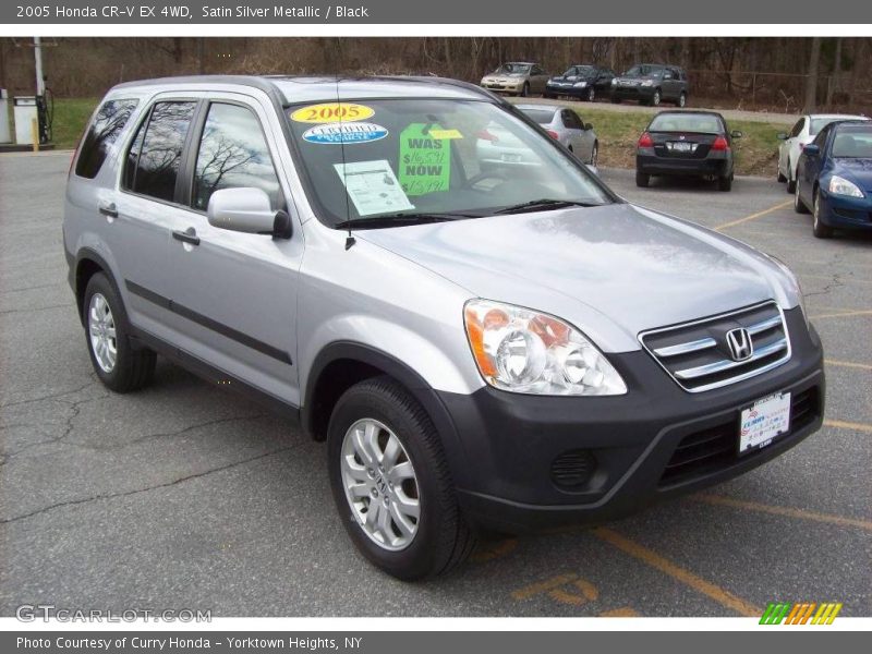 Satin Silver Metallic / Black 2005 Honda CR-V EX 4WD