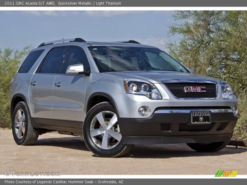 Quicksilver Metallic / Light Titanium 2011 GMC Acadia SLT AWD