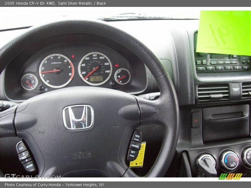 Satin Silver Metallic / Black 2005 Honda CR-V EX 4WD