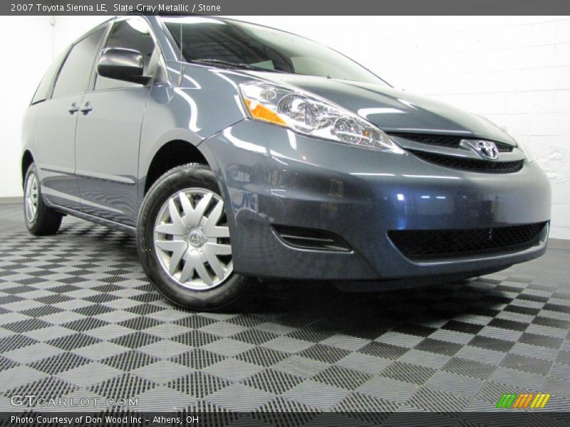 Slate Gray Metallic / Stone 2007 Toyota Sienna LE