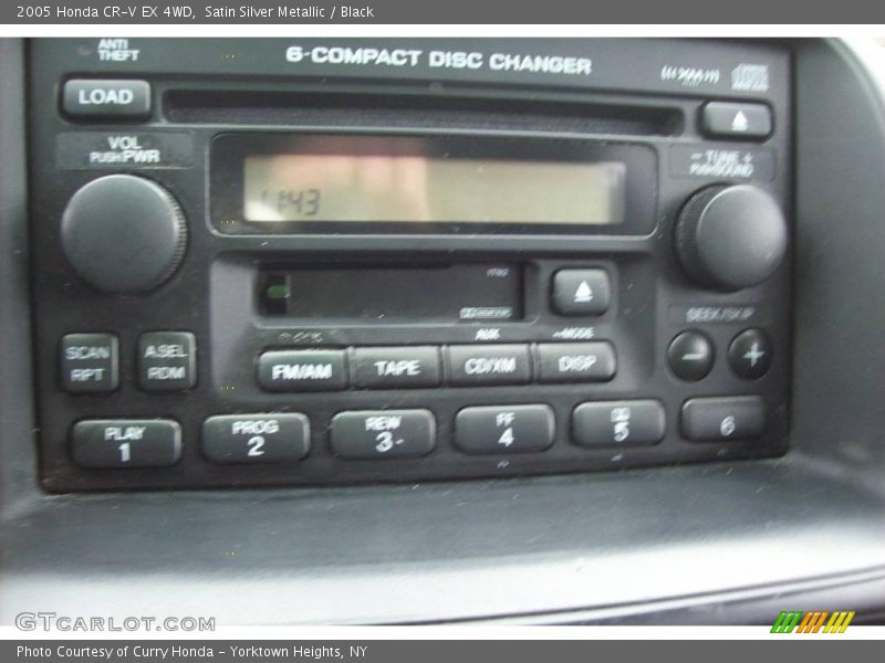 Satin Silver Metallic / Black 2005 Honda CR-V EX 4WD