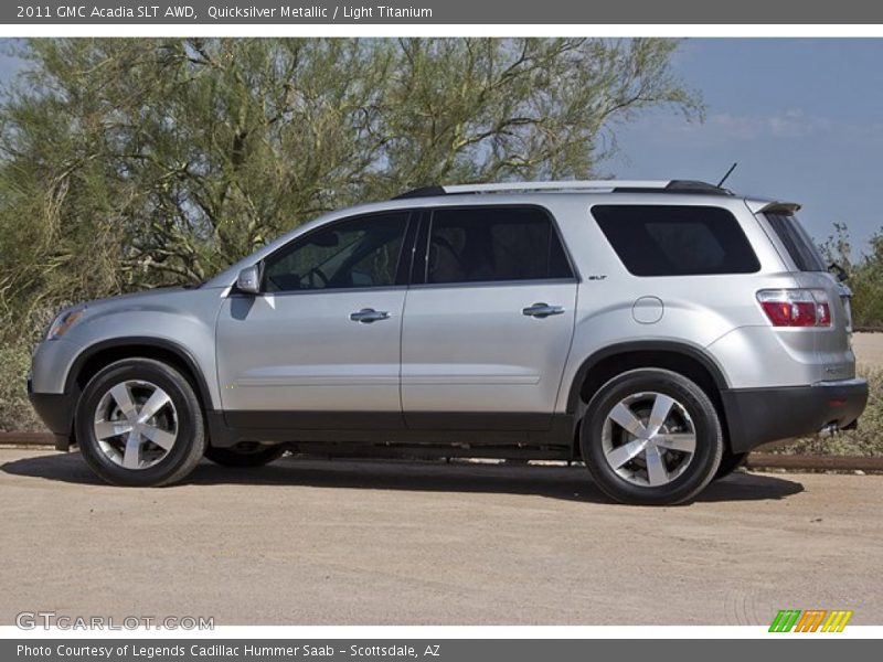 Quicksilver Metallic / Light Titanium 2011 GMC Acadia SLT AWD