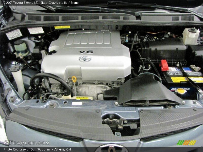 Slate Gray Metallic / Stone 2007 Toyota Sienna LE