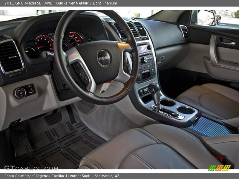 Quicksilver Metallic / Light Titanium 2011 GMC Acadia SLT AWD
