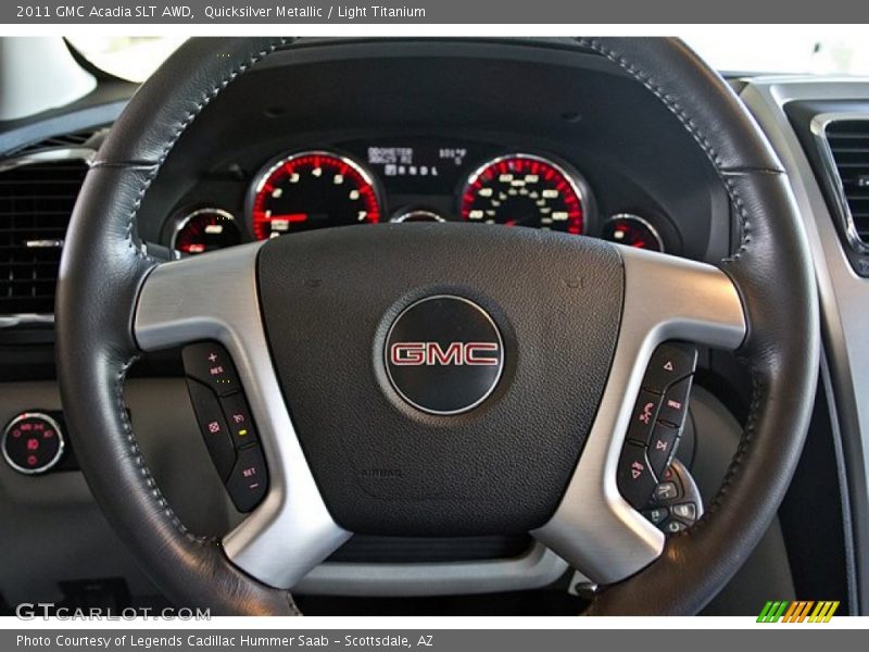 Quicksilver Metallic / Light Titanium 2011 GMC Acadia SLT AWD