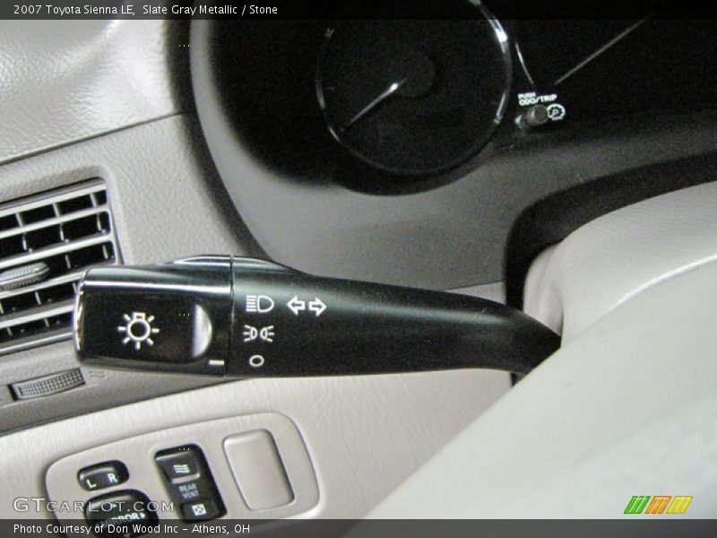 Slate Gray Metallic / Stone 2007 Toyota Sienna LE