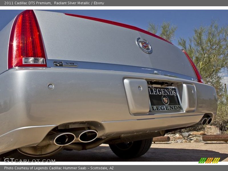 Radiant Silver Metallic / Ebony 2011 Cadillac DTS Premium