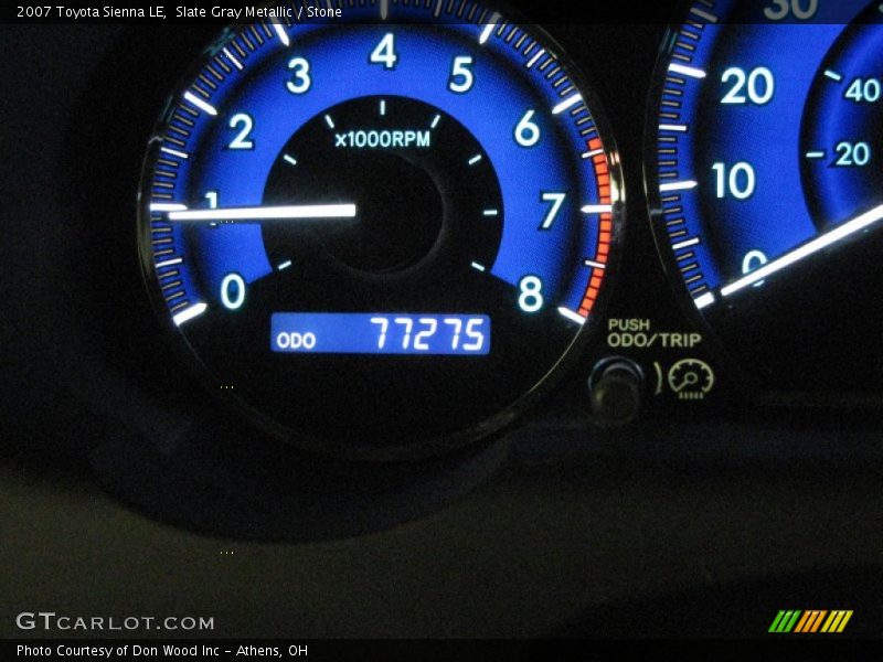 Slate Gray Metallic / Stone 2007 Toyota Sienna LE