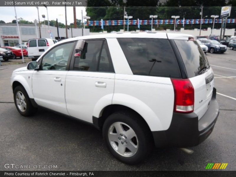 Polar White / Tan 2005 Saturn VUE V6 AWD