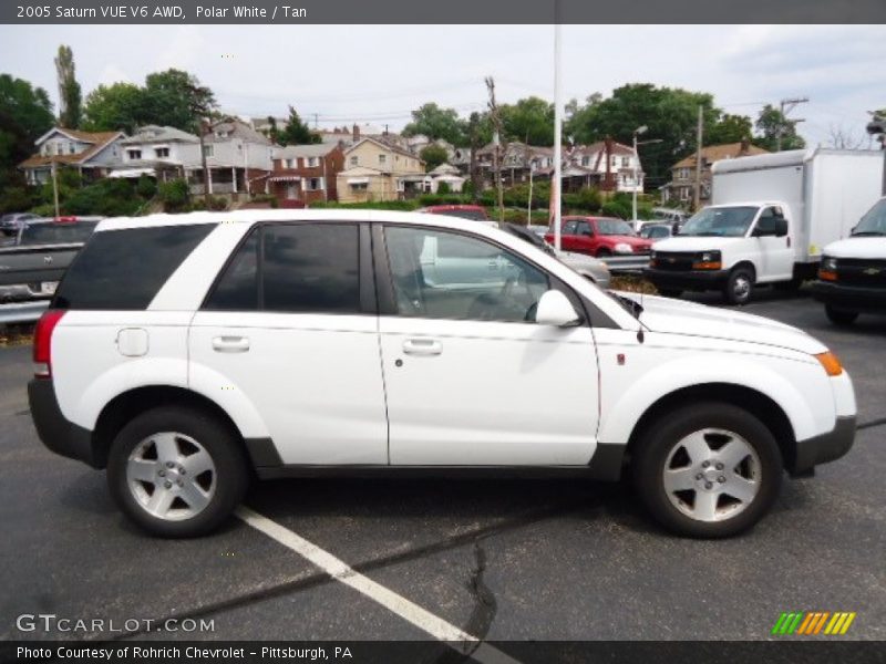 Polar White / Tan 2005 Saturn VUE V6 AWD