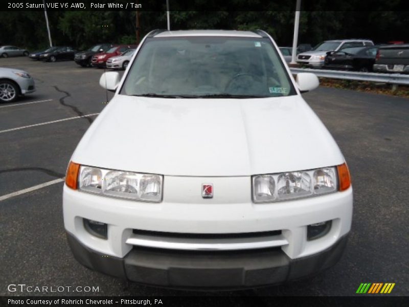 Polar White / Tan 2005 Saturn VUE V6 AWD