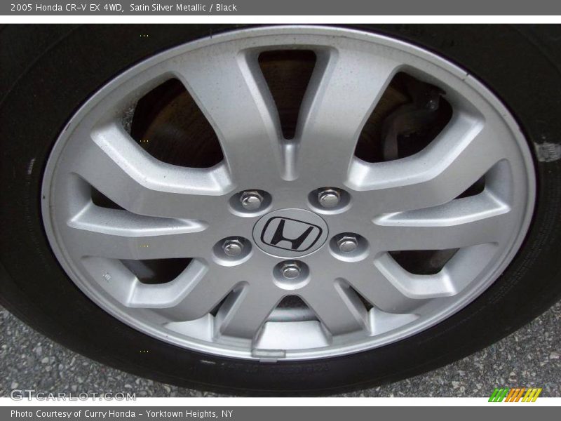Satin Silver Metallic / Black 2005 Honda CR-V EX 4WD