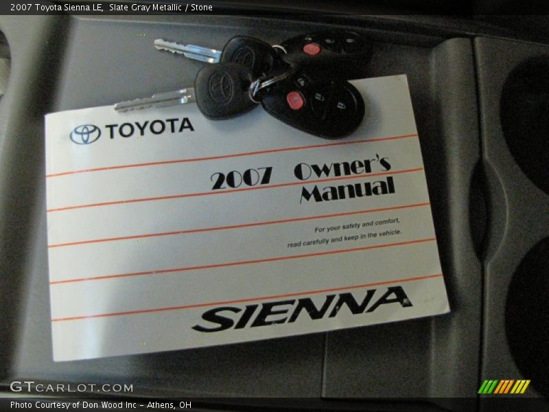 Slate Gray Metallic / Stone 2007 Toyota Sienna LE