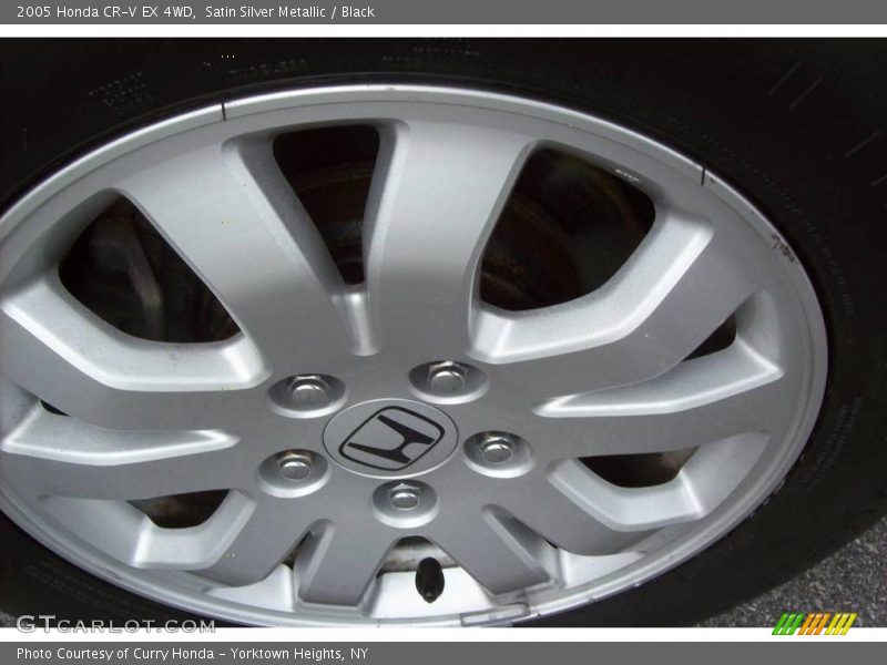 Satin Silver Metallic / Black 2005 Honda CR-V EX 4WD