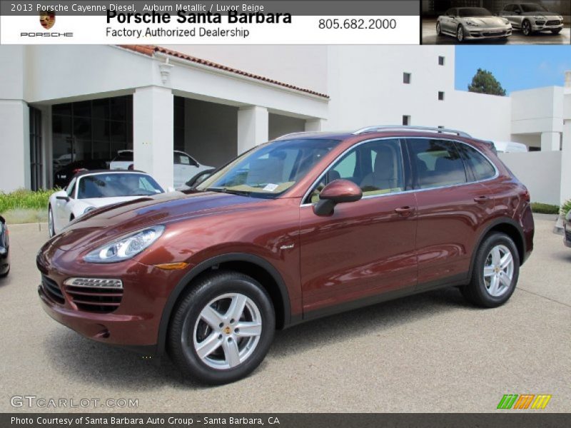 Auburn Metallic / Luxor Beige 2013 Porsche Cayenne Diesel