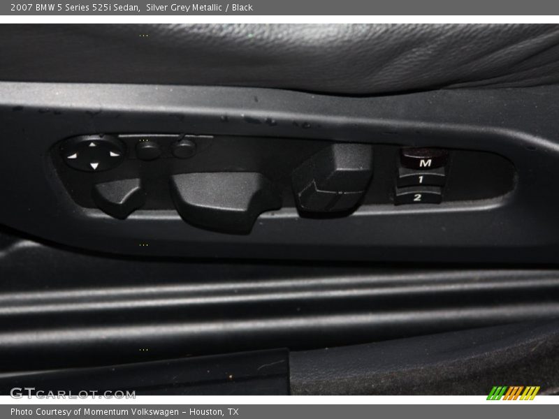 Silver Grey Metallic / Black 2007 BMW 5 Series 525i Sedan