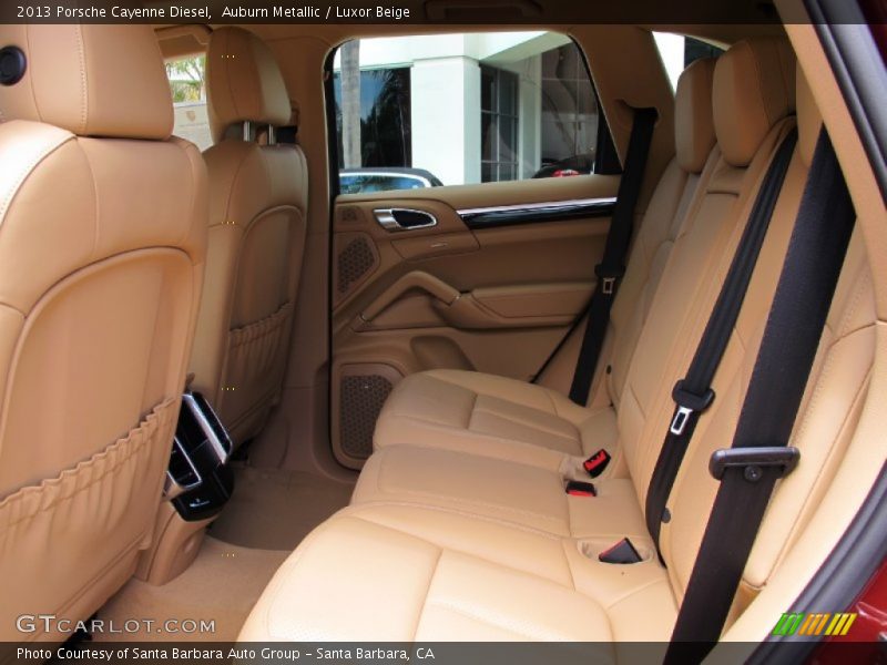 Rear Seat of 2013 Cayenne Diesel