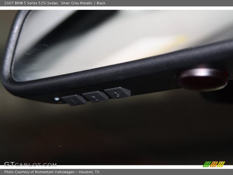 Silver Grey Metallic / Black 2007 BMW 5 Series 525i Sedan