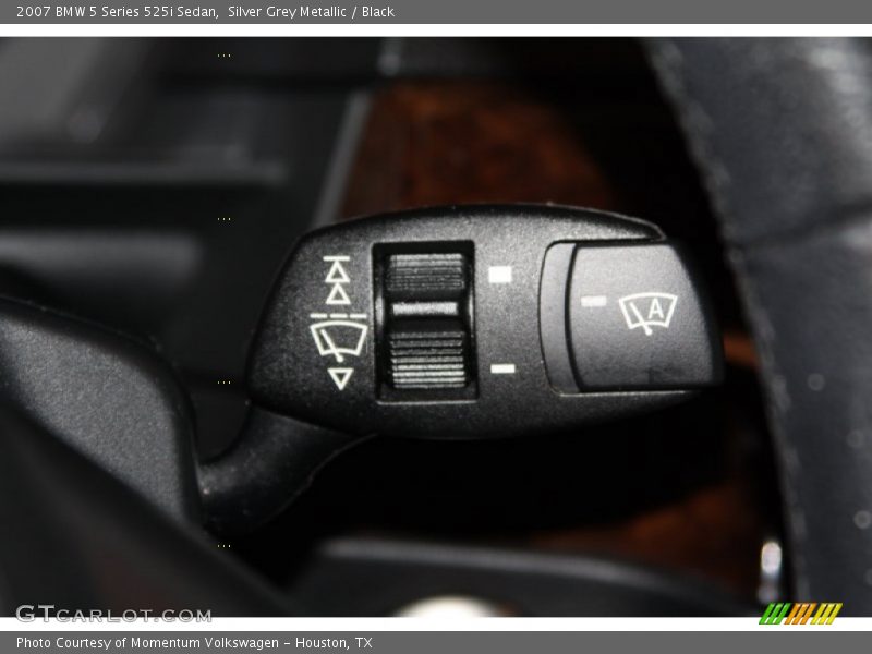 Silver Grey Metallic / Black 2007 BMW 5 Series 525i Sedan