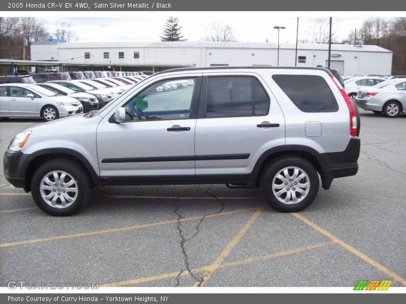 Satin Silver Metallic / Black 2005 Honda CR-V EX 4WD