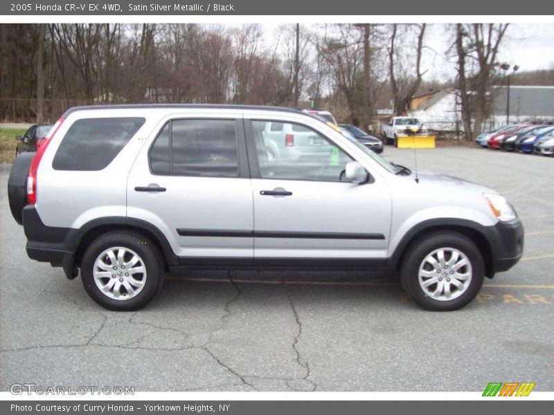 Satin Silver Metallic / Black 2005 Honda CR-V EX 4WD