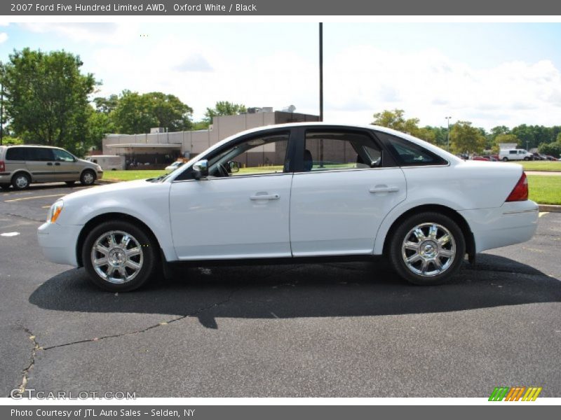 Oxford White / Black 2007 Ford Five Hundred Limited AWD