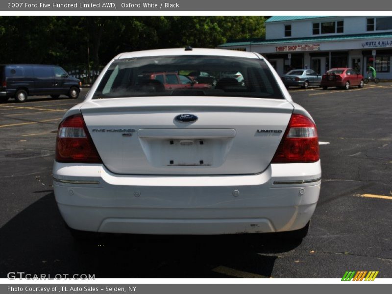 Oxford White / Black 2007 Ford Five Hundred Limited AWD