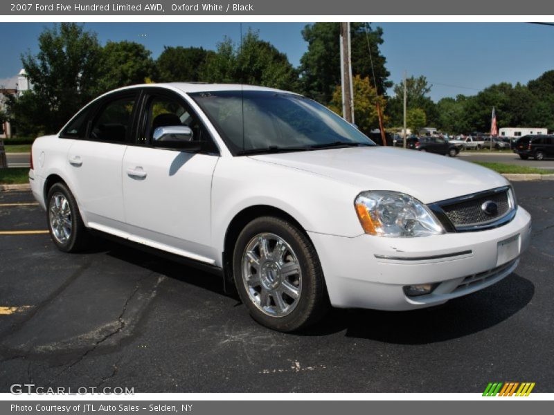 Oxford White / Black 2007 Ford Five Hundred Limited AWD