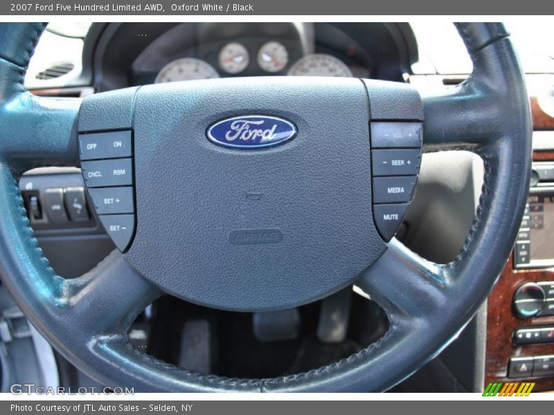 Oxford White / Black 2007 Ford Five Hundred Limited AWD